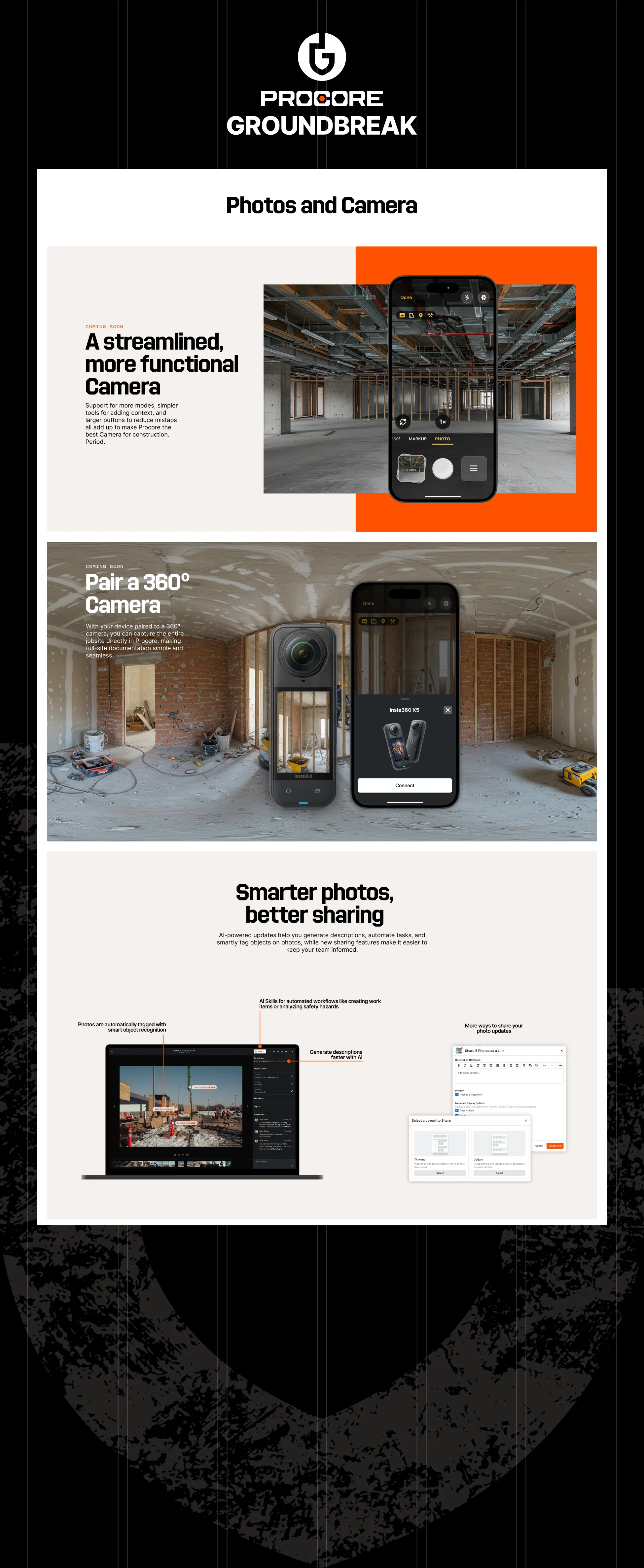 Poster for Groundbreak 2025, a conference for construction professionals